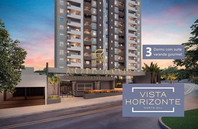 Vista Horizonte Norte sul - Lançamento ,bairro C. da Barra em Campinas. Plantas de 60m² e 76m²